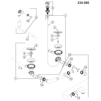 Blanco AXIA III 6 SF drez do roviny čierna granit 525 853