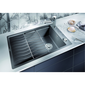 Blanco ELON XL 6 SF drez do roviny čierna granit 525 884