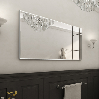 Nimco Séria 13000 ZPC 13006-90 čierne LED zrkadlo 1200x700 čierna matná