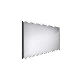Nimco Séria 13000 ZPC 13006-90 čierne LED zrkadlo 1200x700 čierna matná