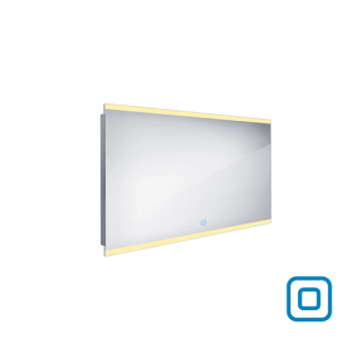 Nimco Séria 12000 ZP 12006V LED zrkadlo 1200x700 s dotykovým senzorom rám hliníkový