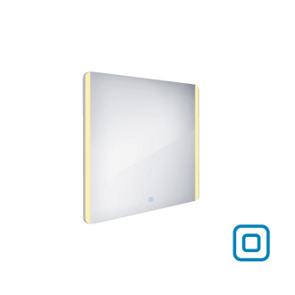 Nimco Séria 17000 ZP 17003V LED zrkadlo 800x700 s dotykovým senzorom rám hliníkový