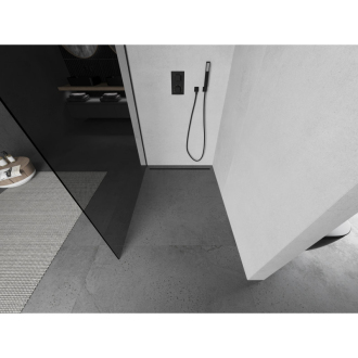 Mexen Kyoto sprchová stena 90 x 200 cm, grafit 8 mm, čierna - 800-090-101-70-40