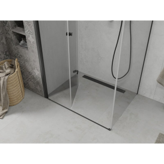 Mexen Lima skladací sprchovací kút 70 x 80 cm, transparentný, čierna - 856-070-080-70-00