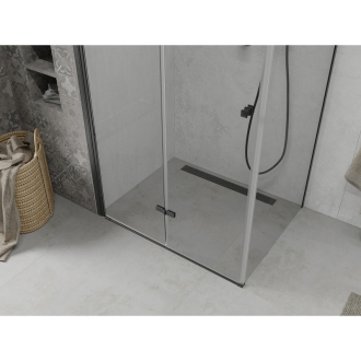 Mexen Lima skladací sprchovací kút 70 x 120 cm, transparentný, čierna - 856-070-120-70-00