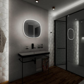 Nimco ZP 27001R Oválne LED zrkadlo pr. 700