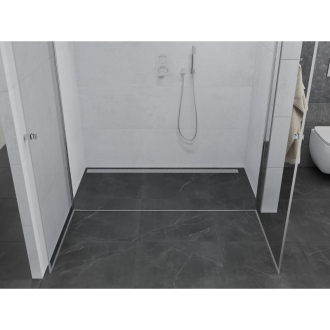 Mexen Pretoria Duo sprchové dvere pántové 150 cm, transparentné, chróm - 852-150-000-02-00