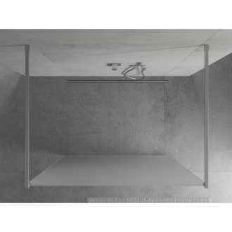 Mexen Kyoto voľne stojaca sprchová stena 120 x 200 cm, mráz 8 mm, chróm 800-120-002-01-30
