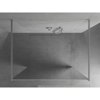 Mexen Kyoto voľne stojaca sprchová stena 100 x 200 cm, zrkadlo, chróm - 800-100-002-01-50