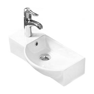 MEXEN HUGO - umývadlo na dosku, biele 21254500R