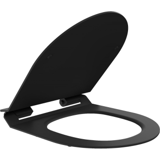 MEXEN SLIM WC sedátko, čierna lesk 39010185