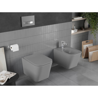 Mexen TEO WC misa Rimless Duroplast + sedátko, svetlo šedý mat 30854061