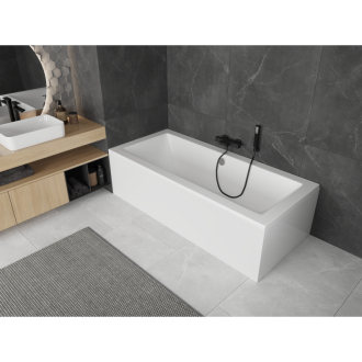 Mexen Cube obdĺžniková vaňa 180 x 80 cm s plášťom, biela - 55051808000X