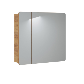 COMAD ARUBA WHITE 843 -80CM FSC Zrkadlová skrinka