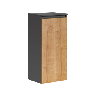COMAD MONAKO GREY OAK 811 Spodná skrinka 40cm s košom na bielizeň