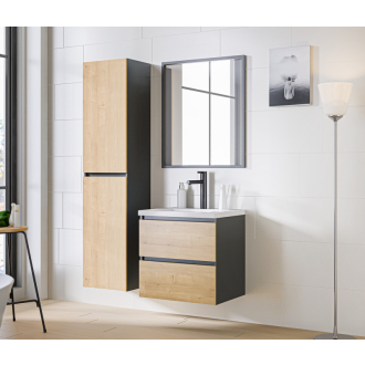 COMAD MONAKO GREY OAK 820 Skrinka pod umývadlo 60cm