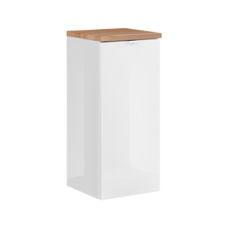 COMAD CAPRI WHITE 811B FSC Nízka skrinka s košom na bielizeň