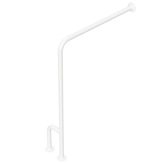 HANDICAP oporné madlo ĽAVÉ 800x850mm, biela XH526W