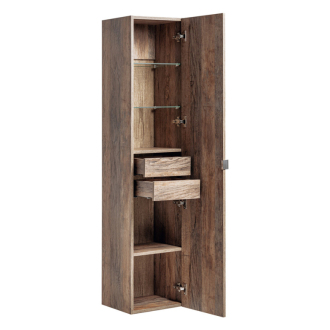 Comad SANTA FE OAK 80-01-A-1D2S vysoká kúpeľňová skrinka 35x33X160cm