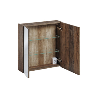 Comad SANTA FE OAK 84-60-A-2D zrkadlová skrinka, 60x17x65