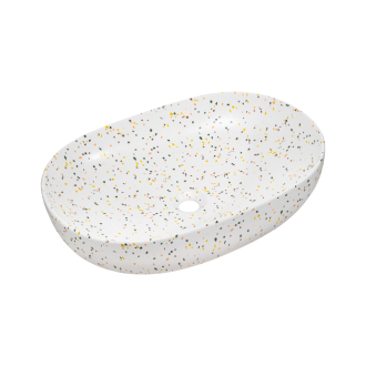 Comad UN-LILI-MW21 (C78326M-W21) umývadlo na dosku 60cm, terrazzo matná