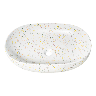 Comad UN-LILI-MW21 (C78326M-W21) umývadlo na dosku 60cm, terrazzo matná