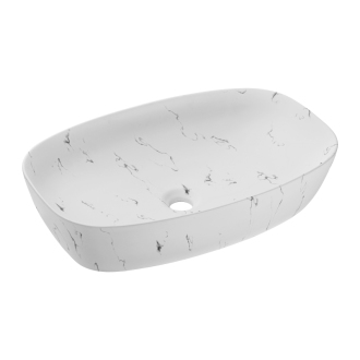 Comad UN-MEGI-MW13 (C78329M-W13) umývadlo na dosku 60cm, biela matná
