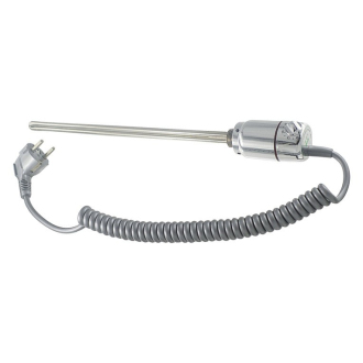 Vykurovacia tyč s termostatom 230V/300W 312 mm chróm lesk RADPST313