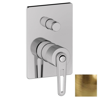 BEBÉ podomietková sprchová batéria, 2 výstupy, bronz BB042/18