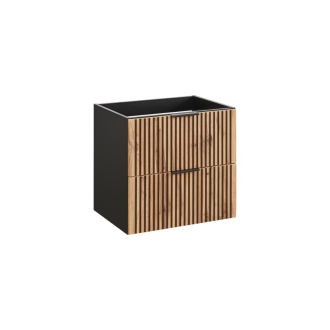 Comad XILO BLACK WOTAN 82-60-D-2S Skrinka pod umývadlo 60cm