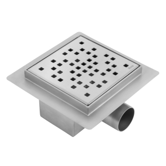 REA DOTS Odtokový žľab 120x120 brúsený nikel REA-G6202