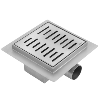 REA LINE Odtokový žľab 150x150 brúsený nikel REA-G6205