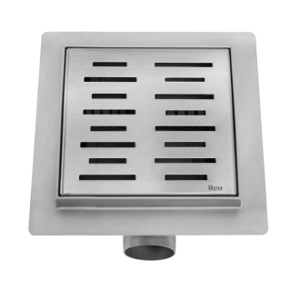 REA LINE Odtokový žľab 150x150 brúsený nikel REA-G6205