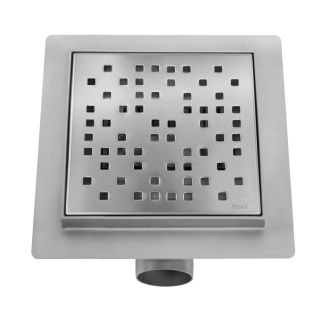 REA DOTS Odtokový žľab 150x150 brúsený nikel REA-G6203