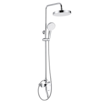 REA BLOOM Sprchový set, biela-chróm REA-P9527