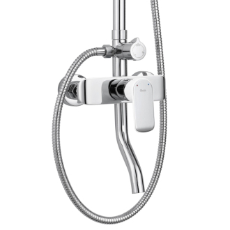REA BLOOM Sprchový set, biela-chróm REA-P9527