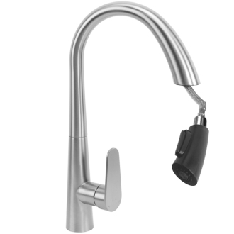REA Ross kuchynská batéria, brúsený nikel inox REA-B5314
