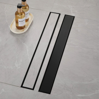 REA Odtokový žľab Pure Neox - matný čierny REA-G6603