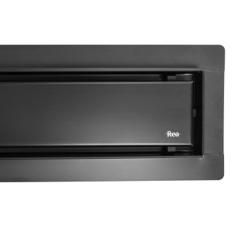 REA Odtokový žľab Pure Neox - matný čierny REA-G6603