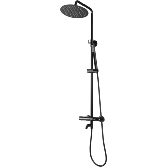 REA Lungo Sprchová sada s termostatom Black Metallic REA-P8763