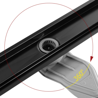 REA Odtokový žľab Superflow Neox 80 čierna REA-G7807