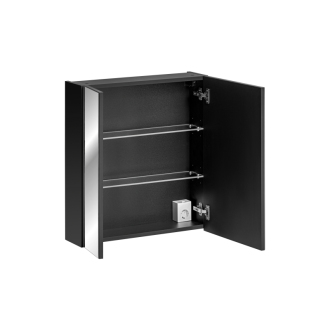 Comad SANTA FE BLACK 84-60-A-2D Zrkadlová skrinka 60 cm