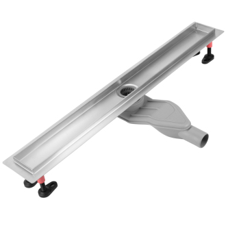 REA Lineárny odtok Neox Superflow, brúsený nikel 60 REA-G2705