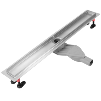 REA Odtokový žľab Superflow Neox 70 brúsený nikel REA-G2706