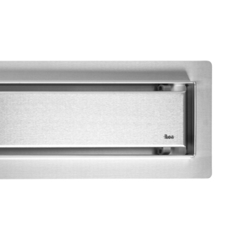 REA Odtokový žľab Neox Superflow, brúsený nikel 80 REA-G2707