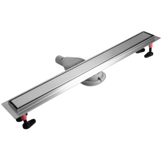 REA Odtokový žľab Neox Superflow, brúsený nikel 90 REA-G2708