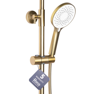REA Avalon sprchový set, brúsená zlatá REA-P2400