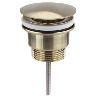 Umývadlová výpusť 5/4“, neuzatvárateľná, veľká zátka, 10-55mm, zlato mat 542.742.5GB