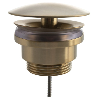 Umývadlová výpusť 5/4“, neuzatvárateľná, veľká zátka, 5-55mm, zlato mat UD52596P
