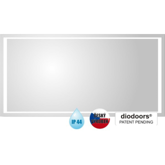 VLTAVA obdĺžnikové zrkadlo s LED osvetlením V 600 × Š 1200 mm ZRVLTA6012